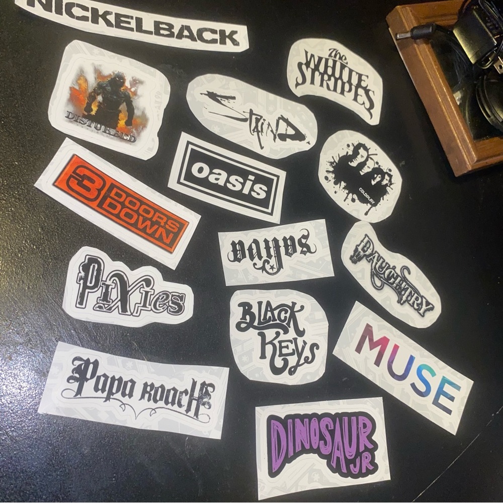 ⭐️ Grunge Rock n Roll Band Stickers